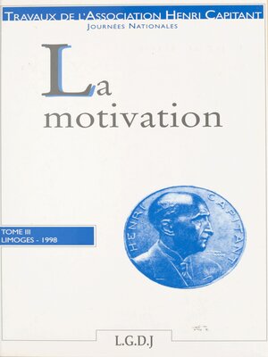 cover image of La Motivation